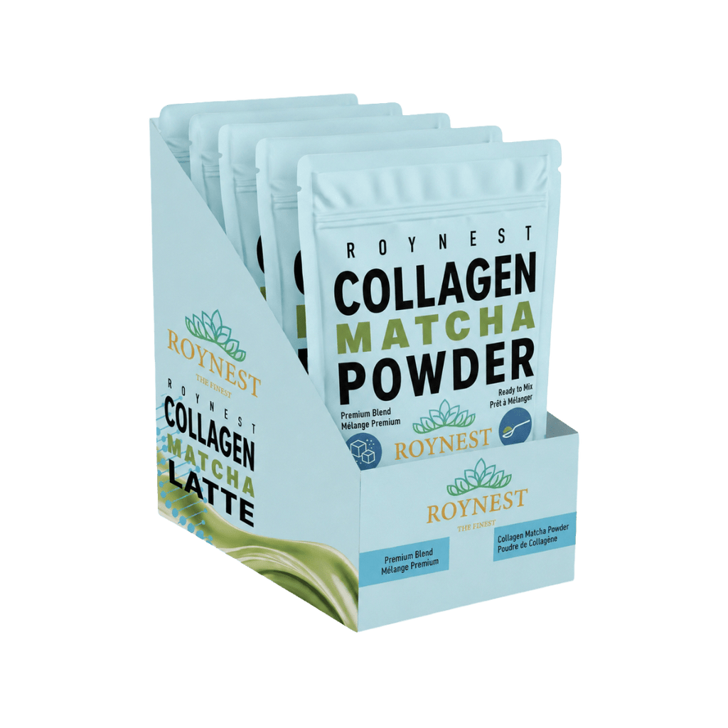 Roynest Collagen Matcha Powder – Box of 8 | Premium Matcha - Roynest