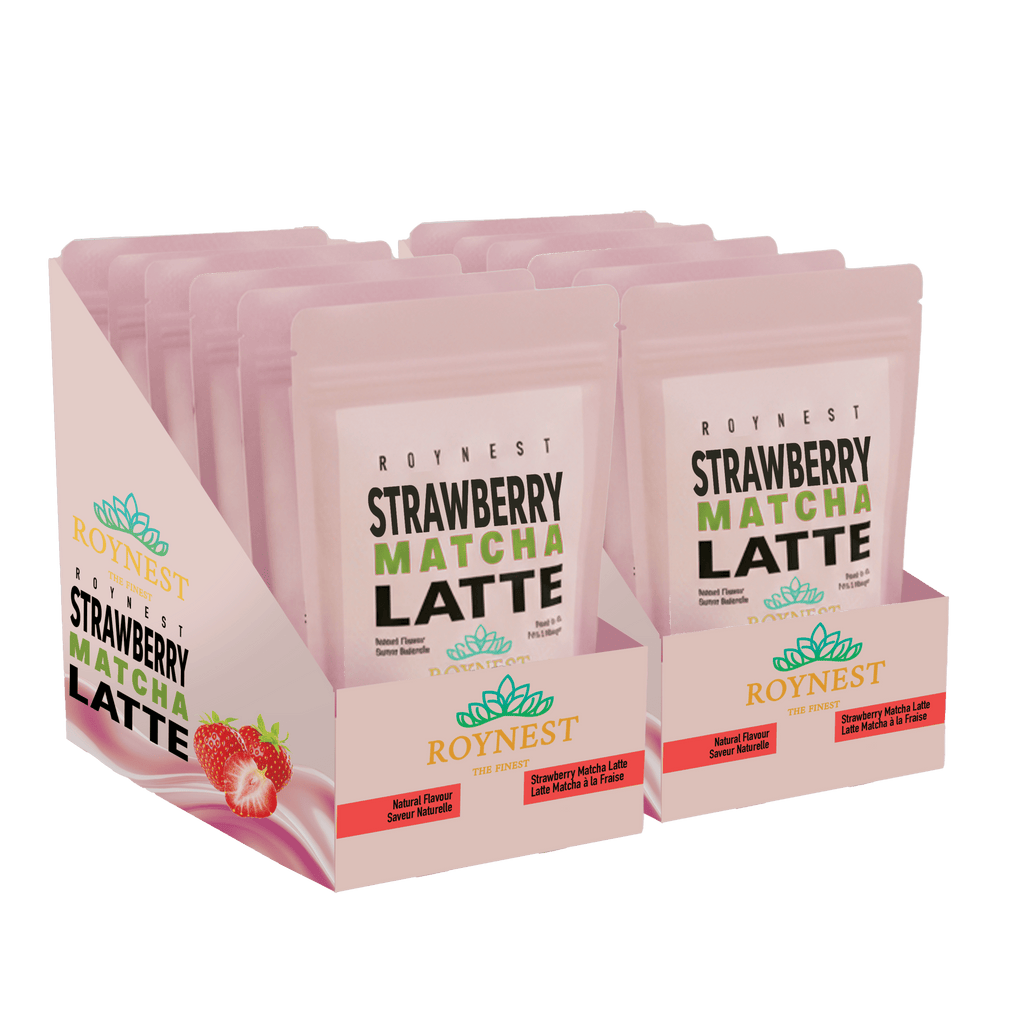 Roynest Strawberry Matcha Latte Case Pack 12 Pieces - Roynest