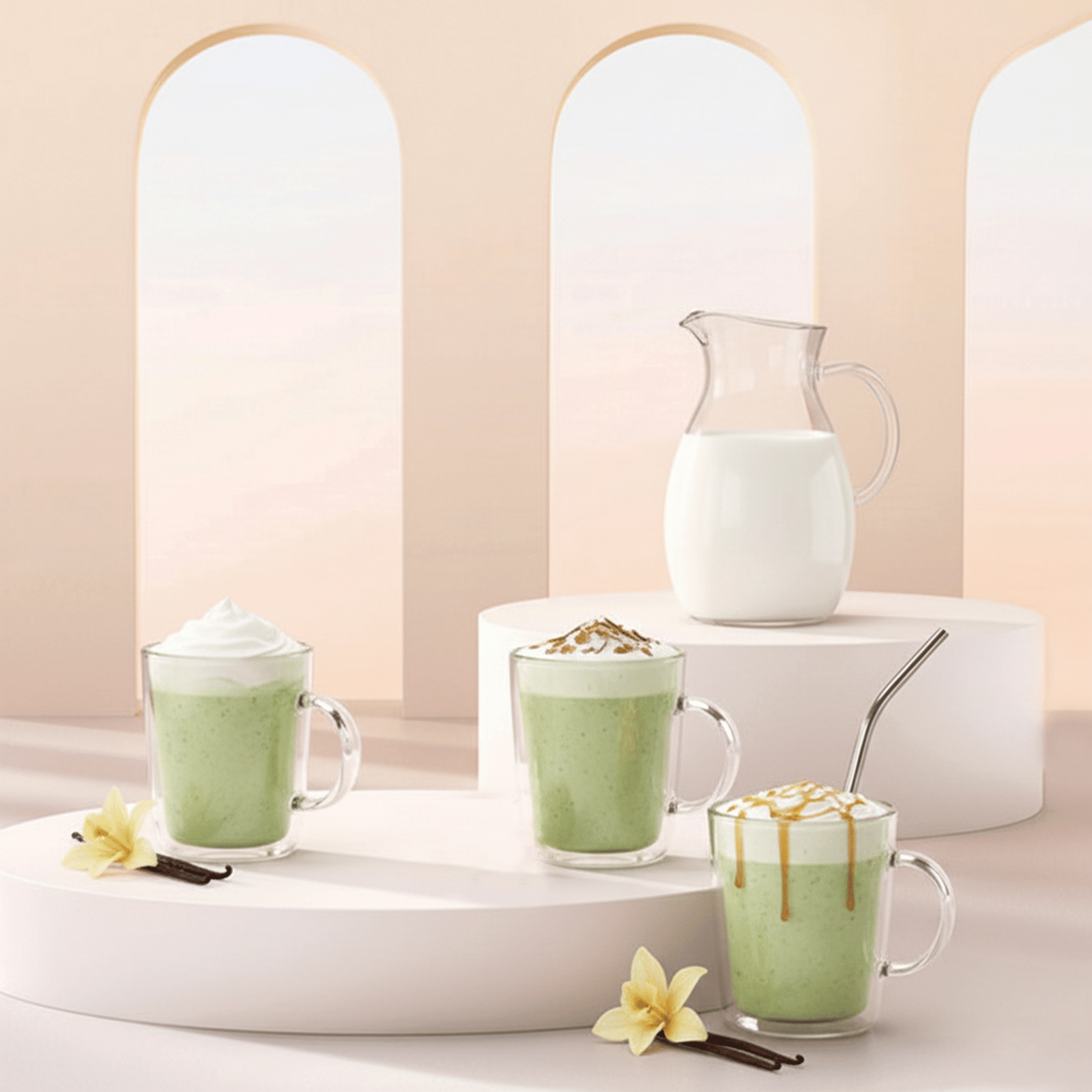 Roynest Vanilla Matcha Latte Case Pack 12 Pieces - Roynest