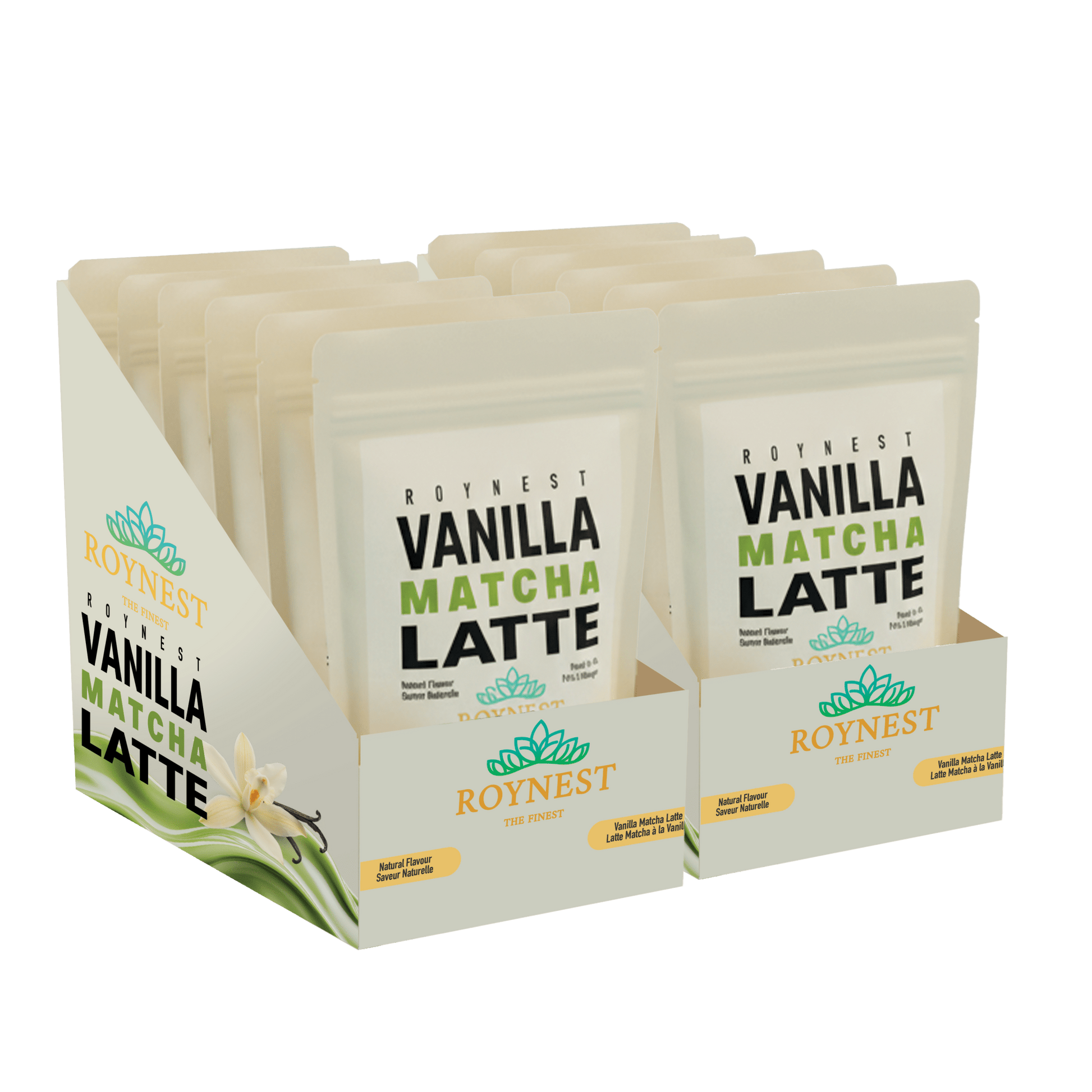 Roynest Vanilla Matcha Latte Case Pack 12 Pieces - Roynest